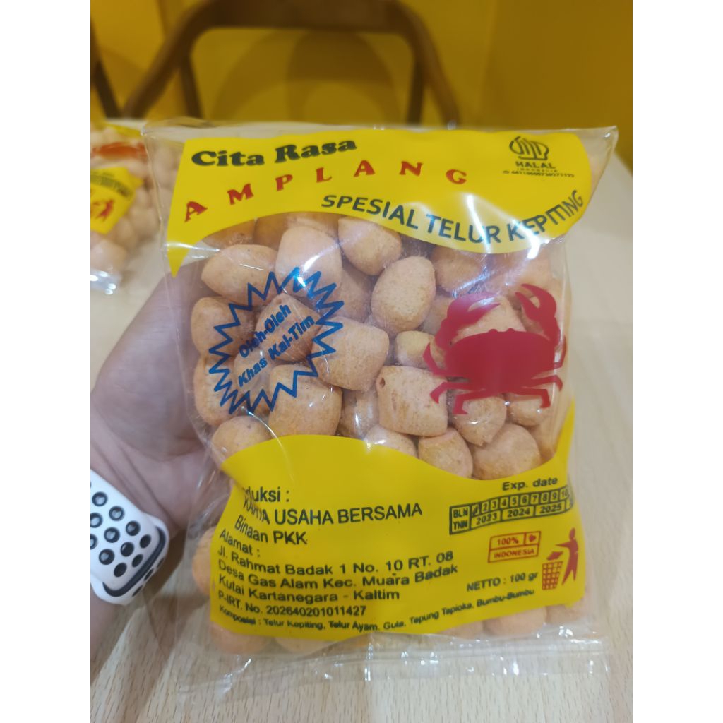 

Amplang Cita Rasa - Special Telur Kepiting