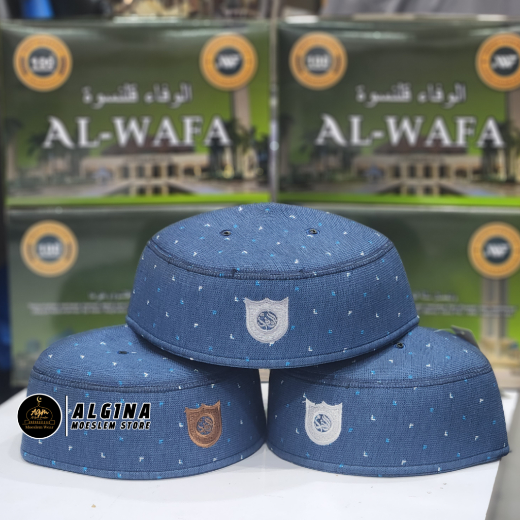 KOPIAH Al WAFA PREMIUM NAVY | PECI MALAYSIA WARNA | KOPIAH MALAYSIA | KOPIAH/PECI NAVY