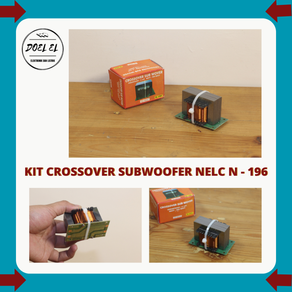 KIT CROSSOVER SUBWOOFER NELC N-196 | KIT CROSSOVER NELC N-196/N-064