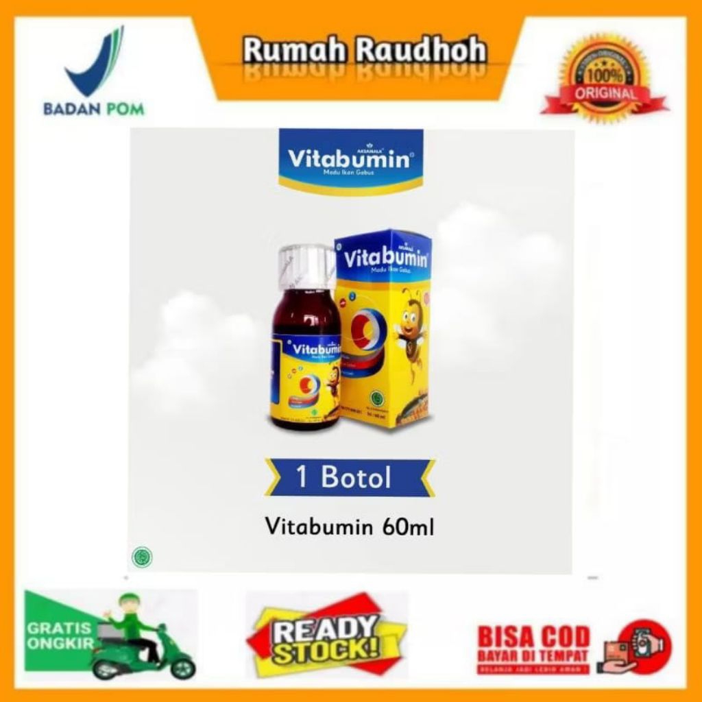 VITABUMIN - MADU IKAN GABUS ORIGINAL 60 ML