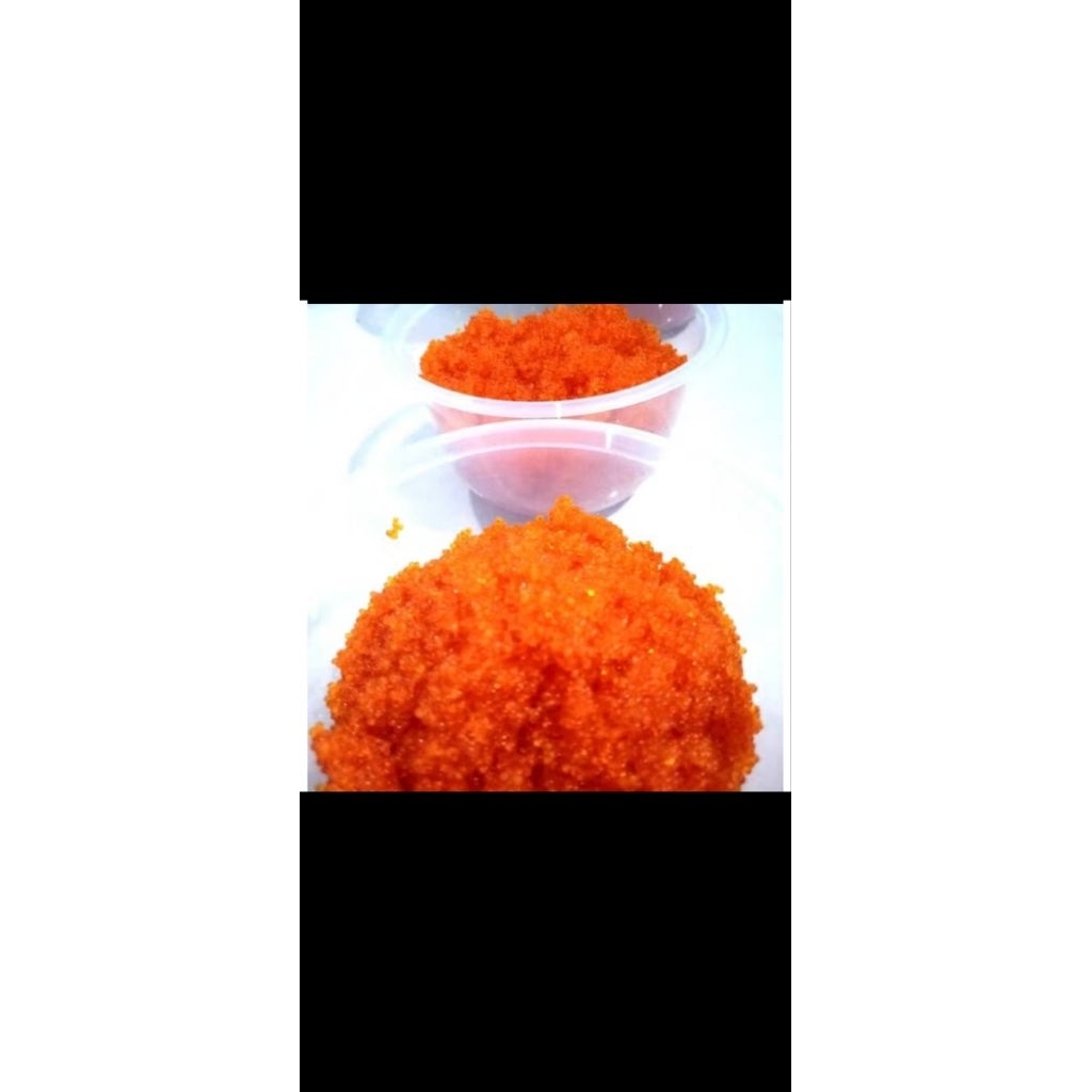 

Tobiko Orange /Telur ikan terbang100 Gr