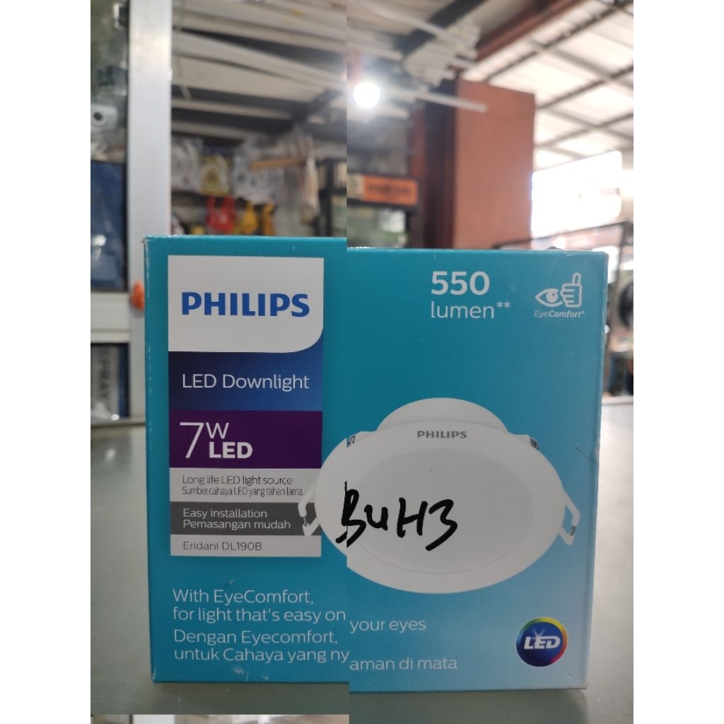 DOWNLIGHT LED PHILIPS ERIDANI DL190B 7WATT LED
