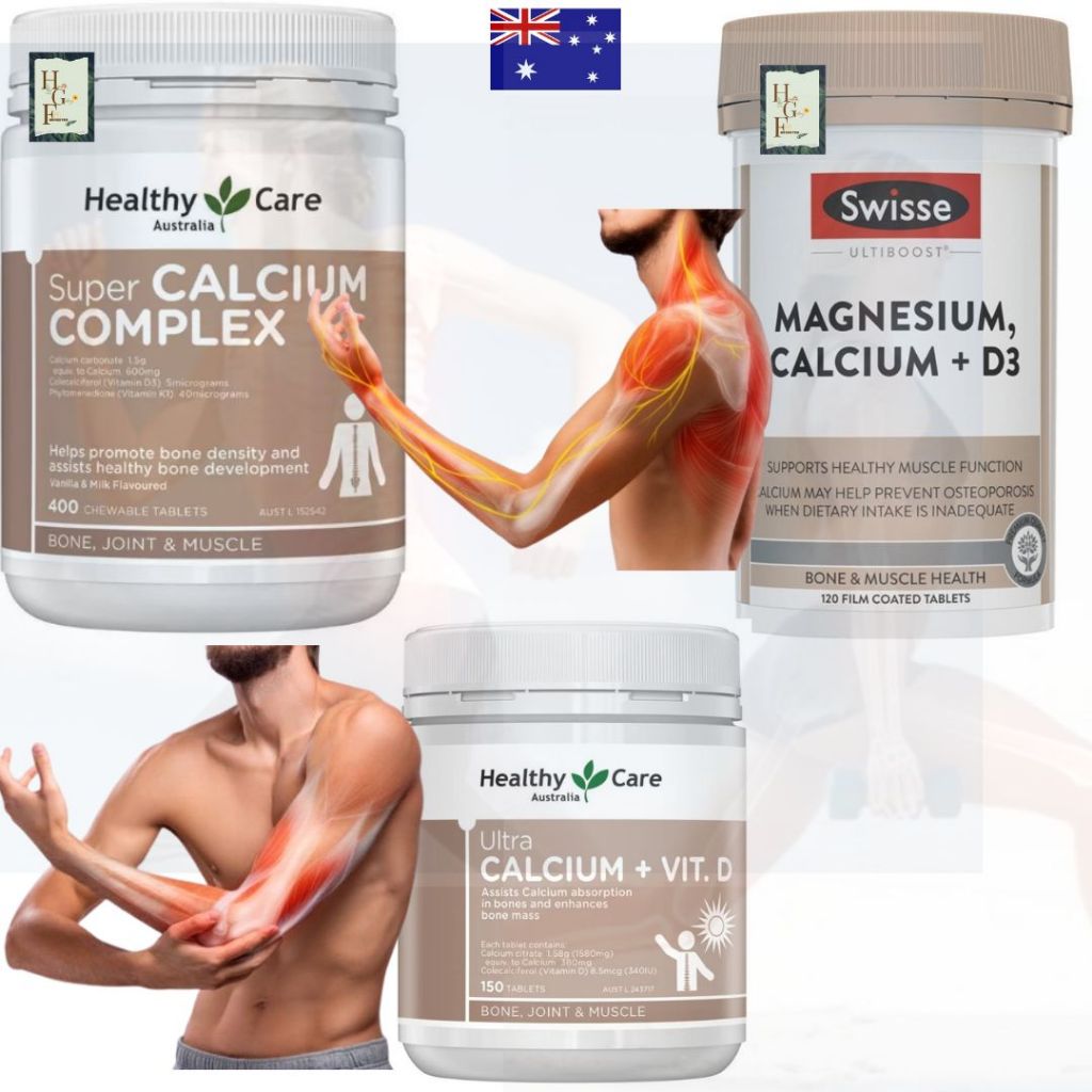 Healthy Care Super Calcium Complex 400 Chewable Tablets
