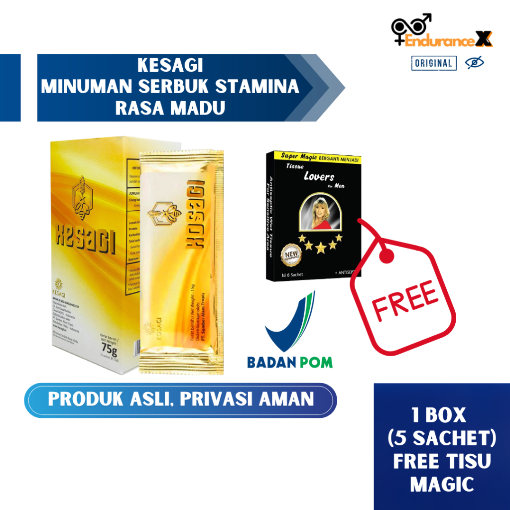 Madu Kesagi (Bonus Kondom | Tisu Magic) Kesagi Madu Ori - Madu Kosagi | Madu Stamina Pria BPOM