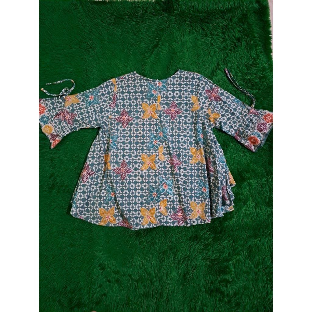 atasan batik soga anak