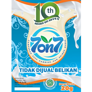 

SUSU KAMBING SACHET 1PCS – EDISI SPESIAL HUT 7ON7 1PC 20GR