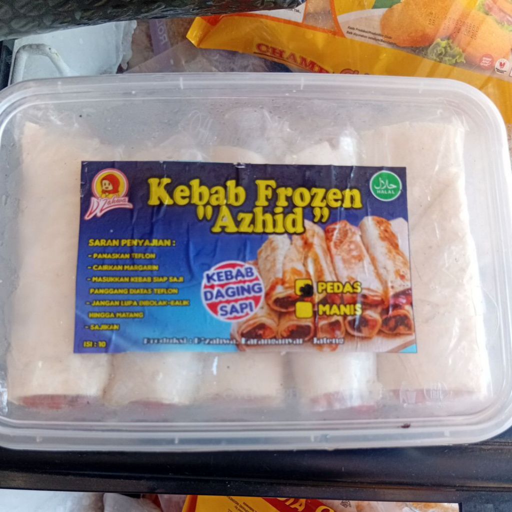 

Frozen Bandung Kebab daging isi 10