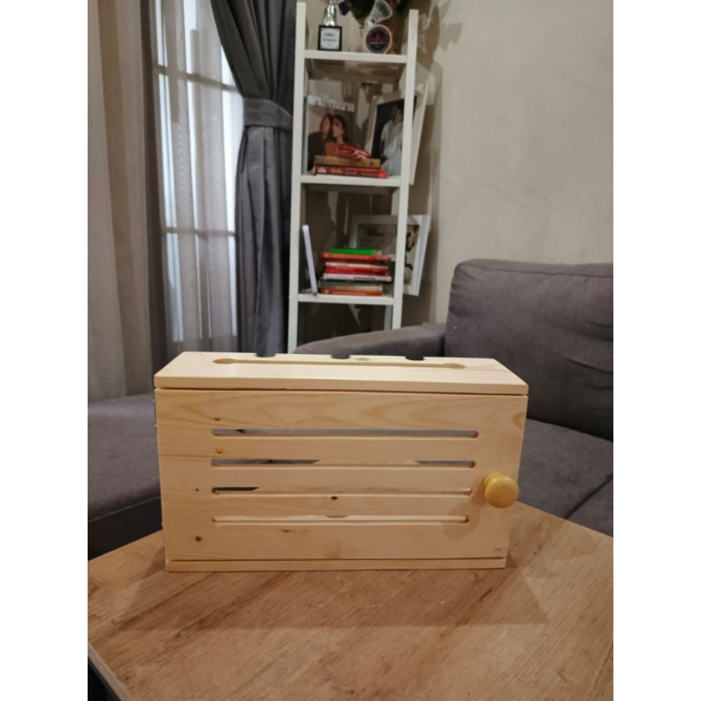 Rak Router Wifi Kayu