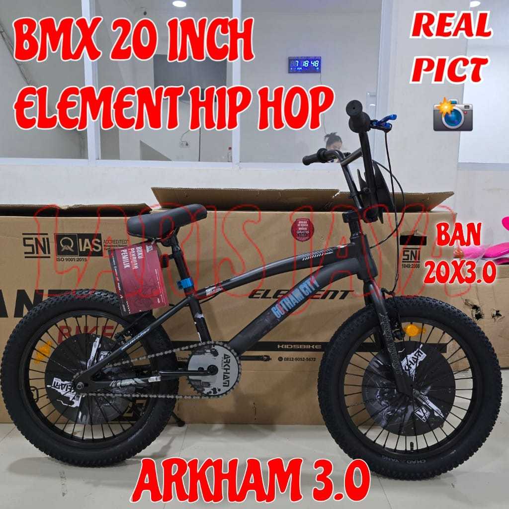 BONUS JALU Sepeda bmx 20 inch PACIFIC AVORIO 1.0 BMX PACIFIC AVORIO BMX ELEMENT BATMAN ARKHAM 3.0