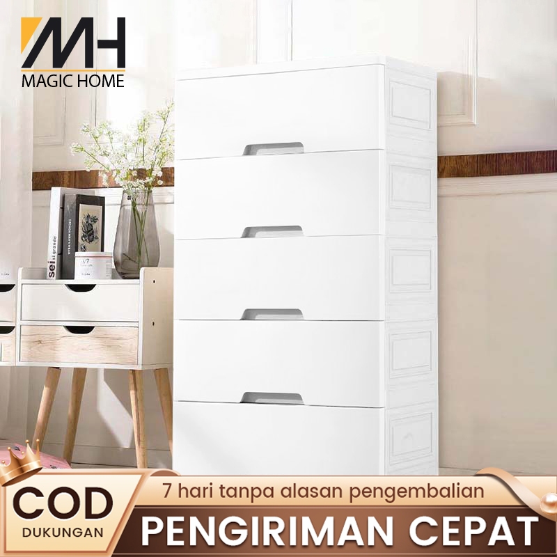 MAGICHOME Lemari Pakaian Plastik Lemari Pakaian Anak
