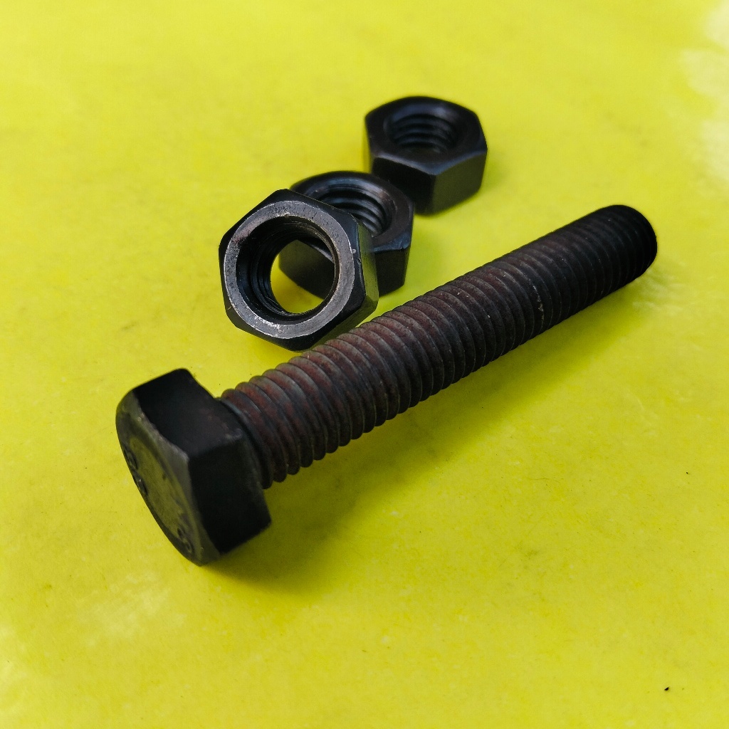 BAUT BAJA HTB 8.8 M24 X 110 / BAUT BAJA M24 X 110 HITAM / BAUT M24X110 BAJA / BAUT 36 KUNCI 36 FULL 