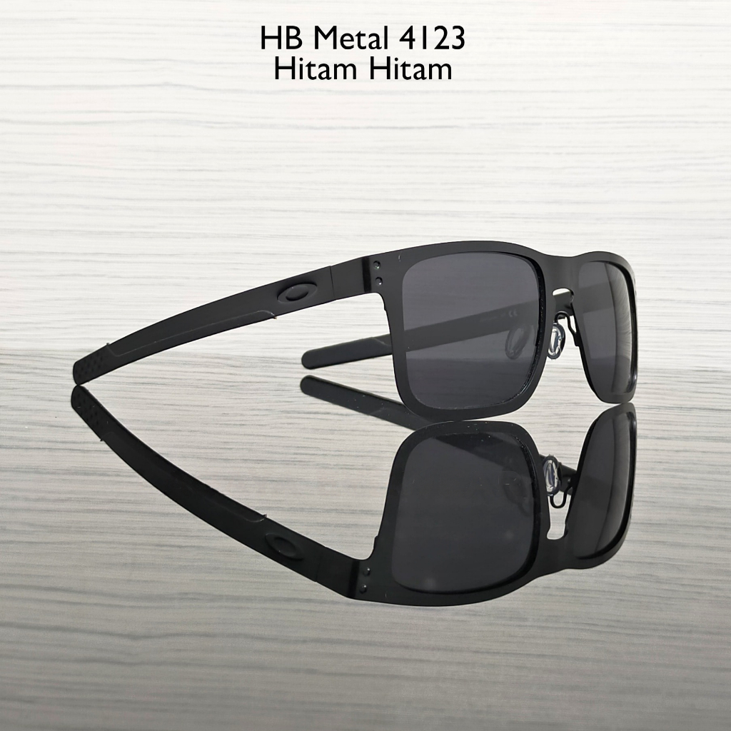 KACAMATA HITAM OX HOLBROOK METAL 4123 FASHION AKSESORIS TERBARU LENSA KACA ANTISILAU ANTIRADIASI PLU