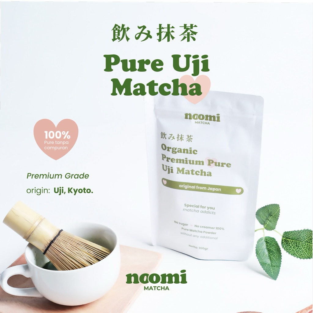 

G&C Noomimatcha Pure Matcha Powder Premium Grade 100gr Noomi Matcha 100% Pure Matcha no Additional.