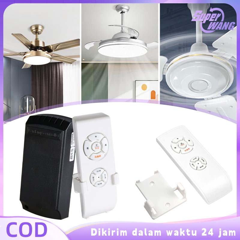 Ceiling Fan Remote Control 3saluran 220v Kipas Plafon Remote Lamp Saklar Smart Ceiling Fan Lamp Remo