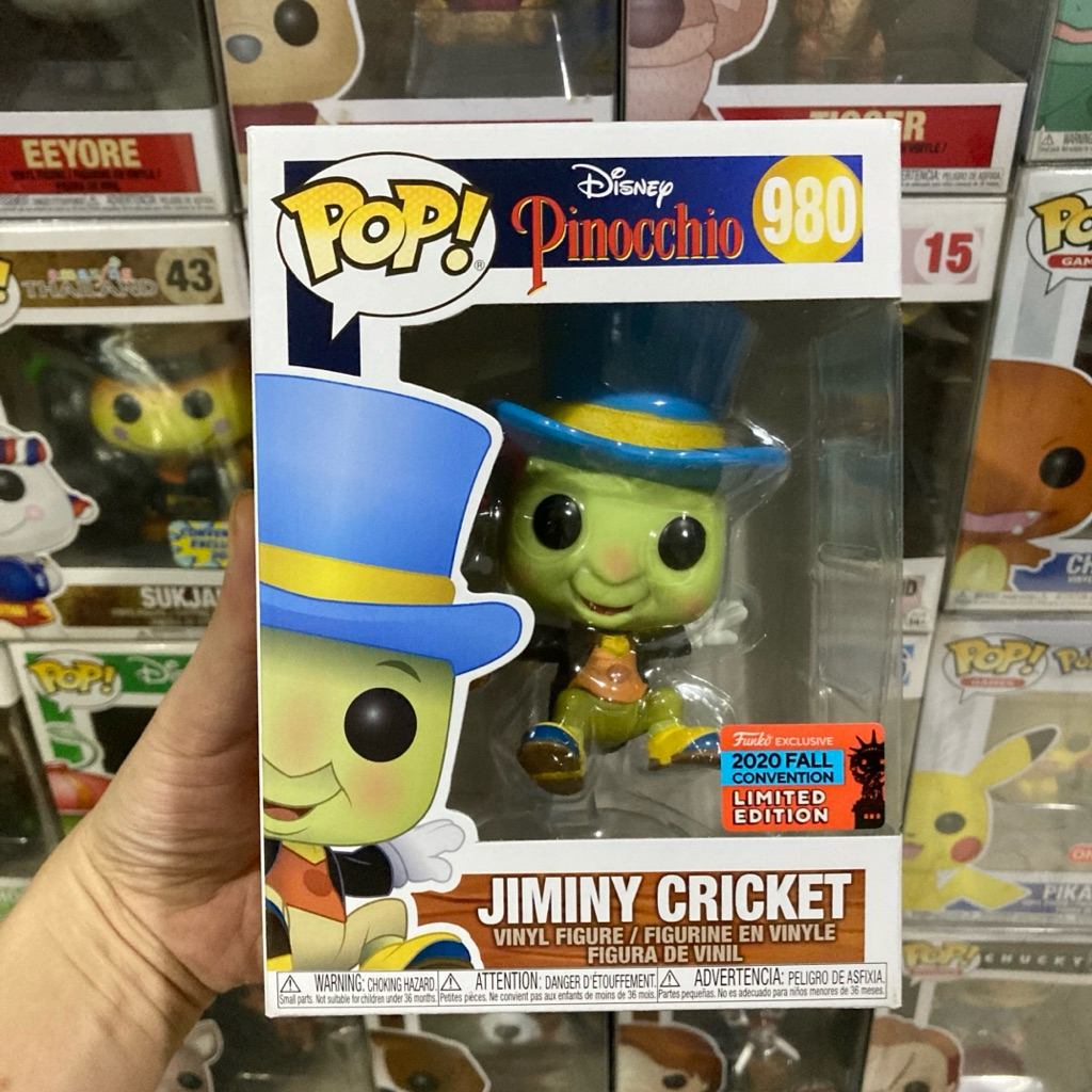 Original funko pop jiminy cricket pinocchio NYCC exclusive