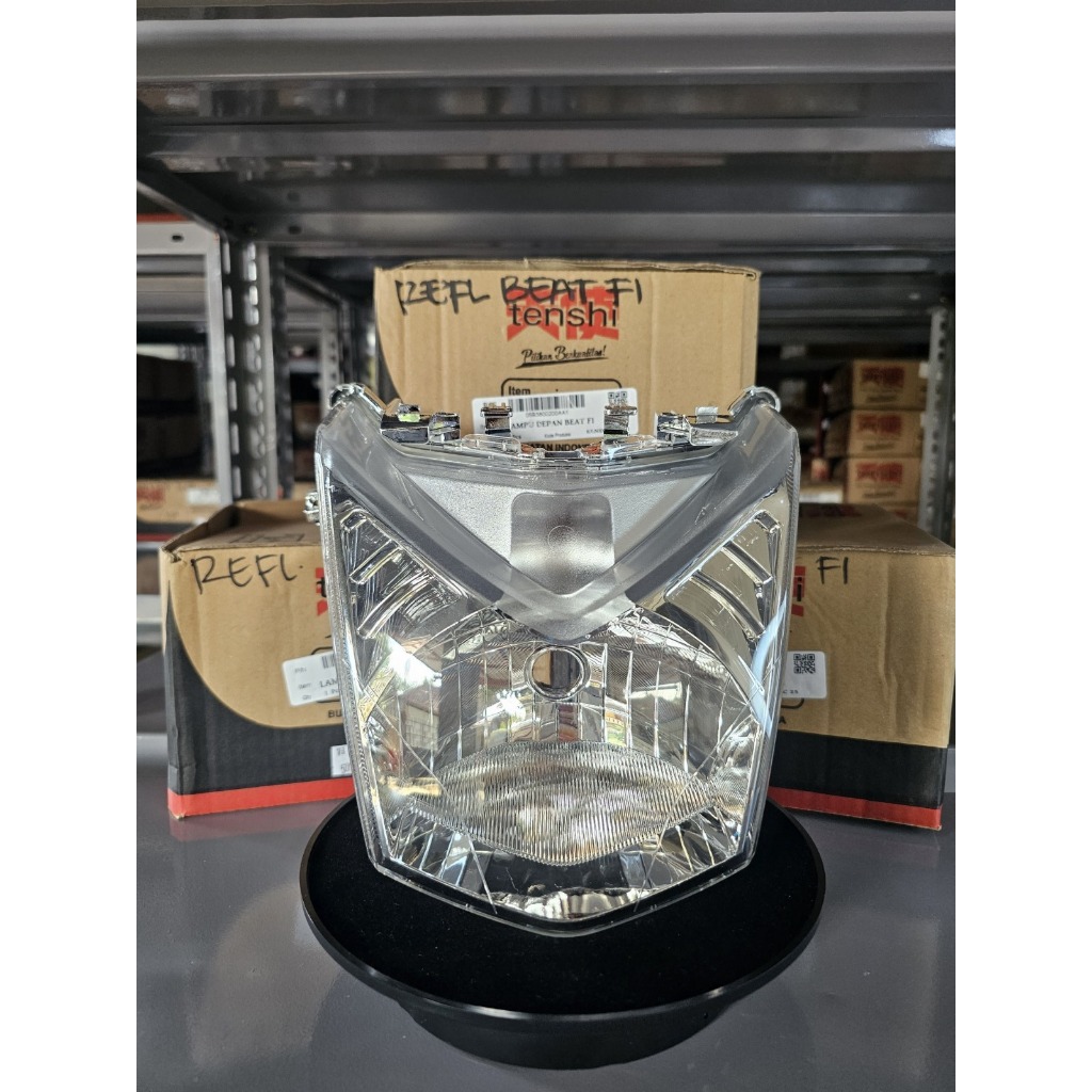 Merek tenshi Lampu depan Reflektor Motor Beat F1