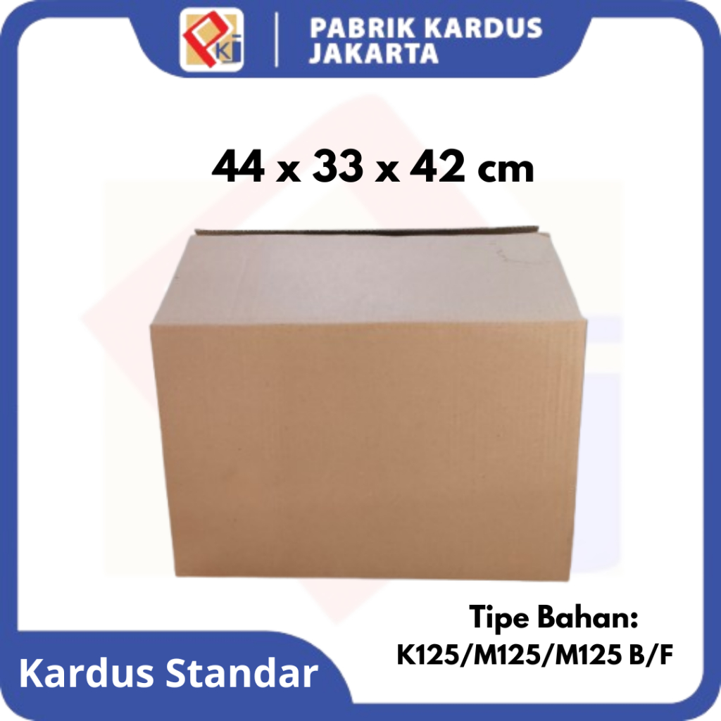 

Kardus Polos / Karton Box Uk 44x33x42cm / Kardus Jumbo Besar / Kardus Packing