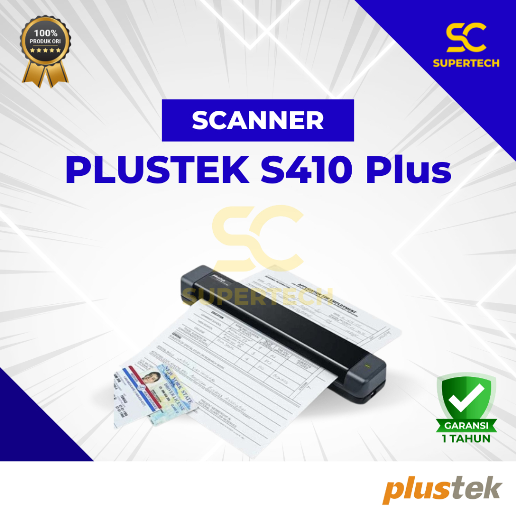 Scanner Plustek MobileOffice S410 Plus (Portable) - 9dtk/lbr