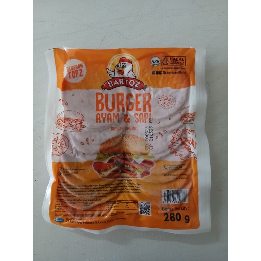 

Bartoz Daging Burger
