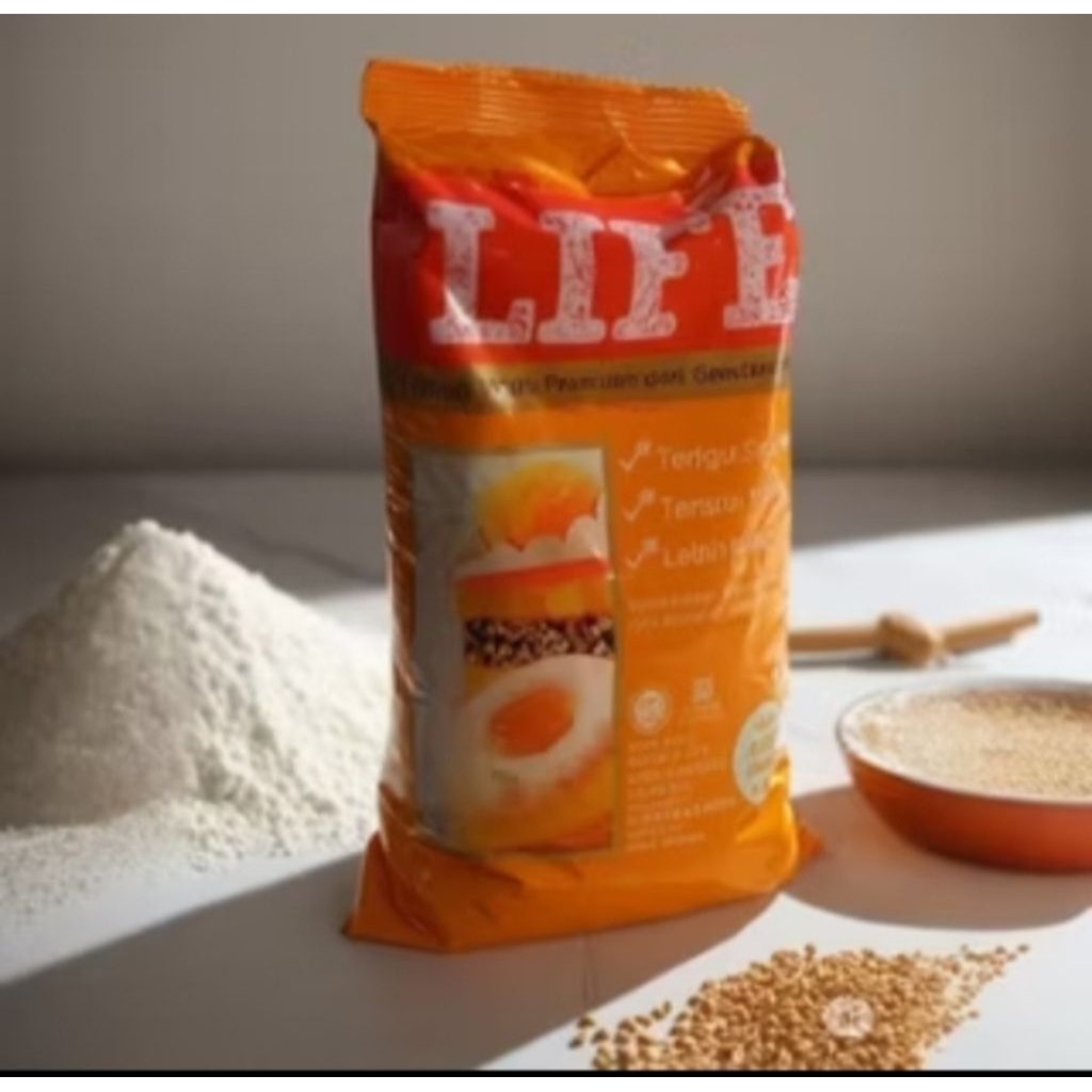 

TEPUNG TERIGU 1KG TEPUNG LIFE