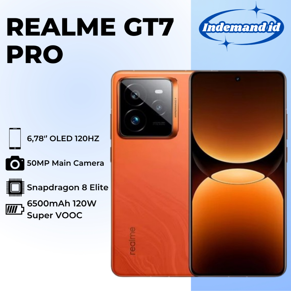 Realme GT7 Pro 5G 6.78 "OLED 120Hz Qualcomm Snapdragon 8 Elite 50MP 6500mAh 120W NFC Android 15