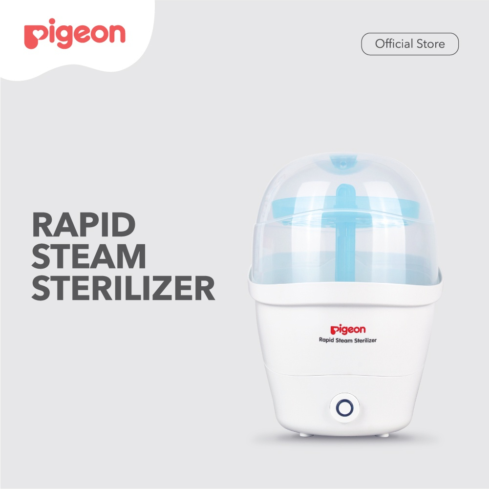 PIGEON Rapid Steam Sterilizer | Alat Steril Botol Susu Bayi