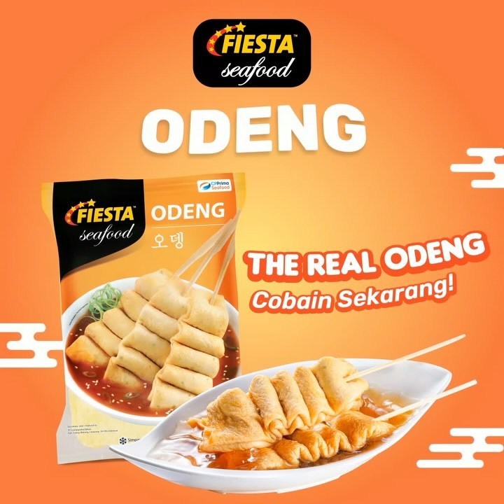 

Fiesta Seafood ODENG Eomuk 500gram - Olahan Ikan Steamboat - Kheiza Frozen