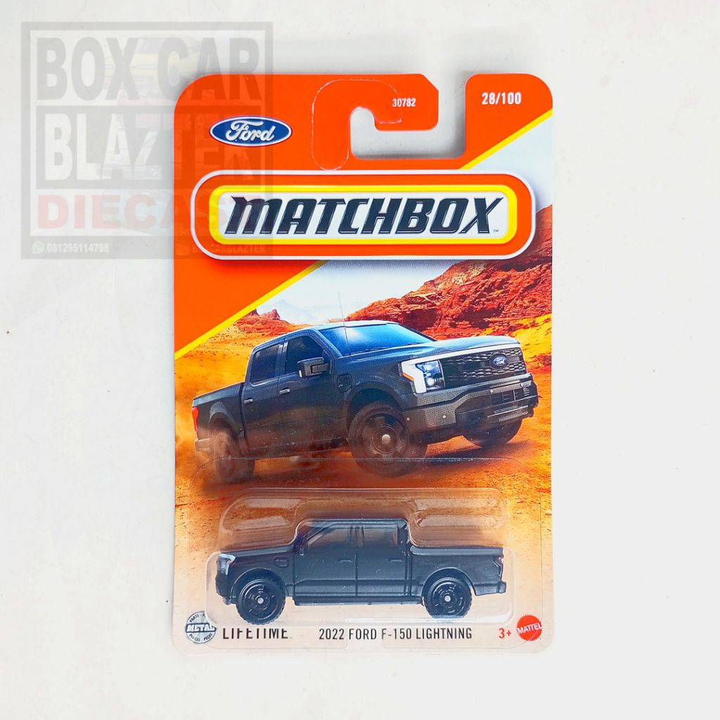 Matchbox 2022 Ford F-150 Lightning Black