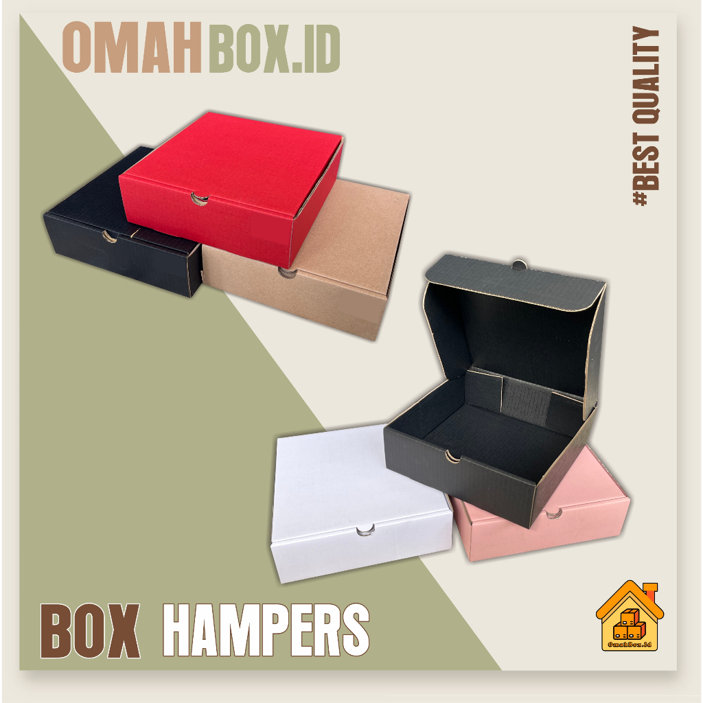 

Box Hampers/kosmetik 22x22x7 cm | B flute | boxsliplock | Box DieCut | Box Hampers | Box Souvenir | box skincare | box gift | box hampers