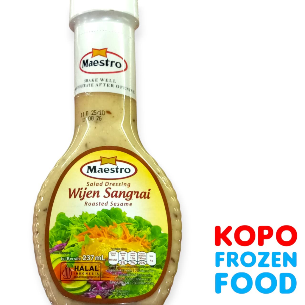 

Maestro Wijen Sangrai 237ml / Maestro Wijen Sangrai