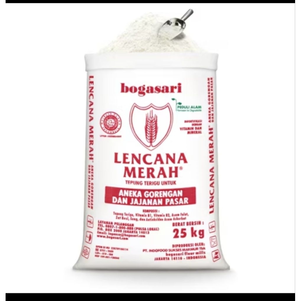 

Terigu Lencana Merah Kemasan Repack