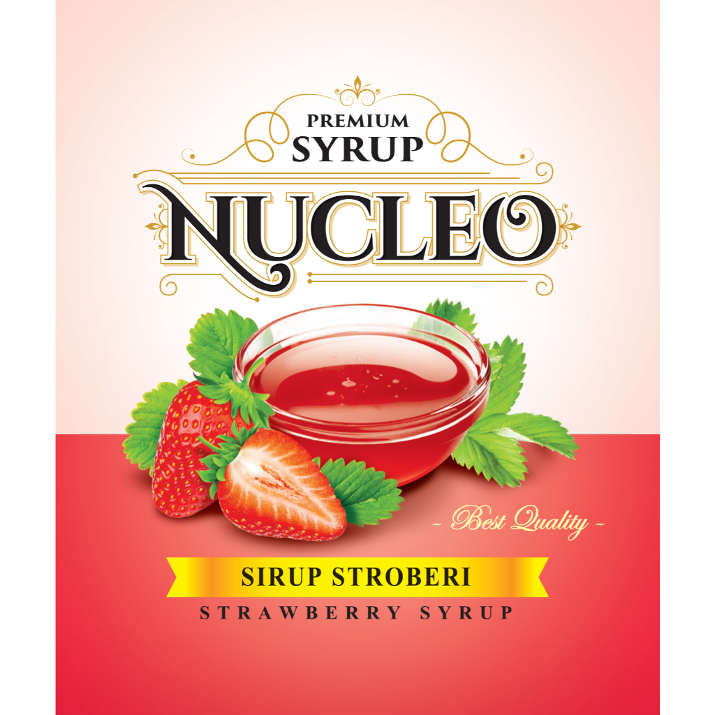 

Nuseal Premium Syrup Strawberry (campuran kopi, teh atau minuman sirup segar dengan buah)