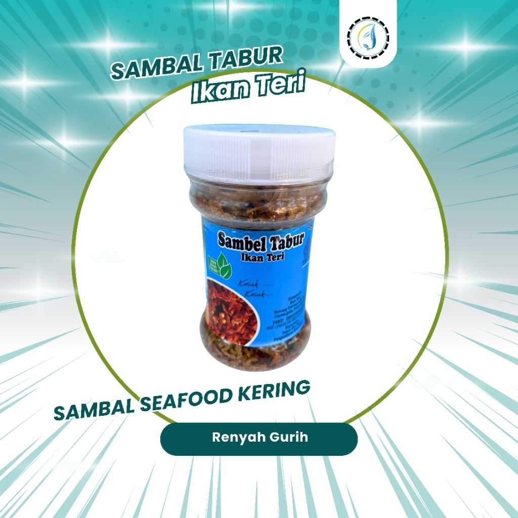 

Sambal Seafood Ikan Teri Gurih Renyah Kering 50 gram