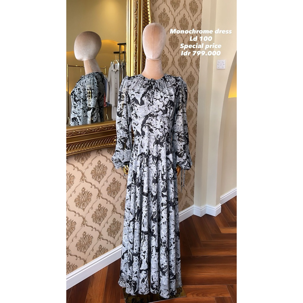 Monochrome dress