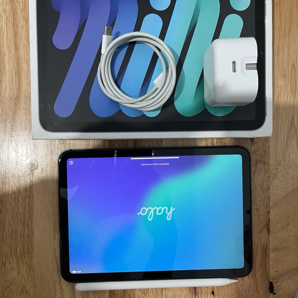 Ipad Mini 6 64 GB wifi + Cellular Space Gray Bonus case dan Pencil