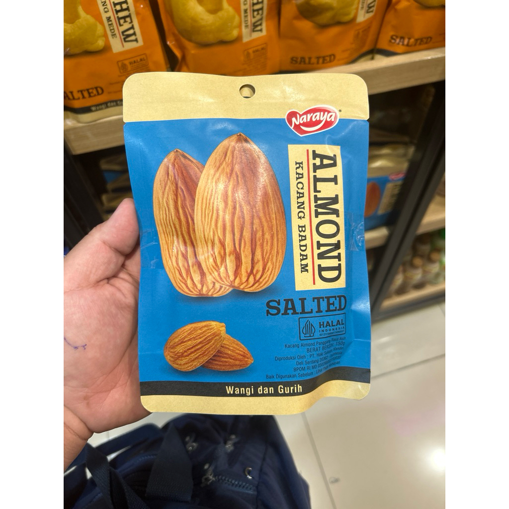 

Naraya Almond salted 150gram