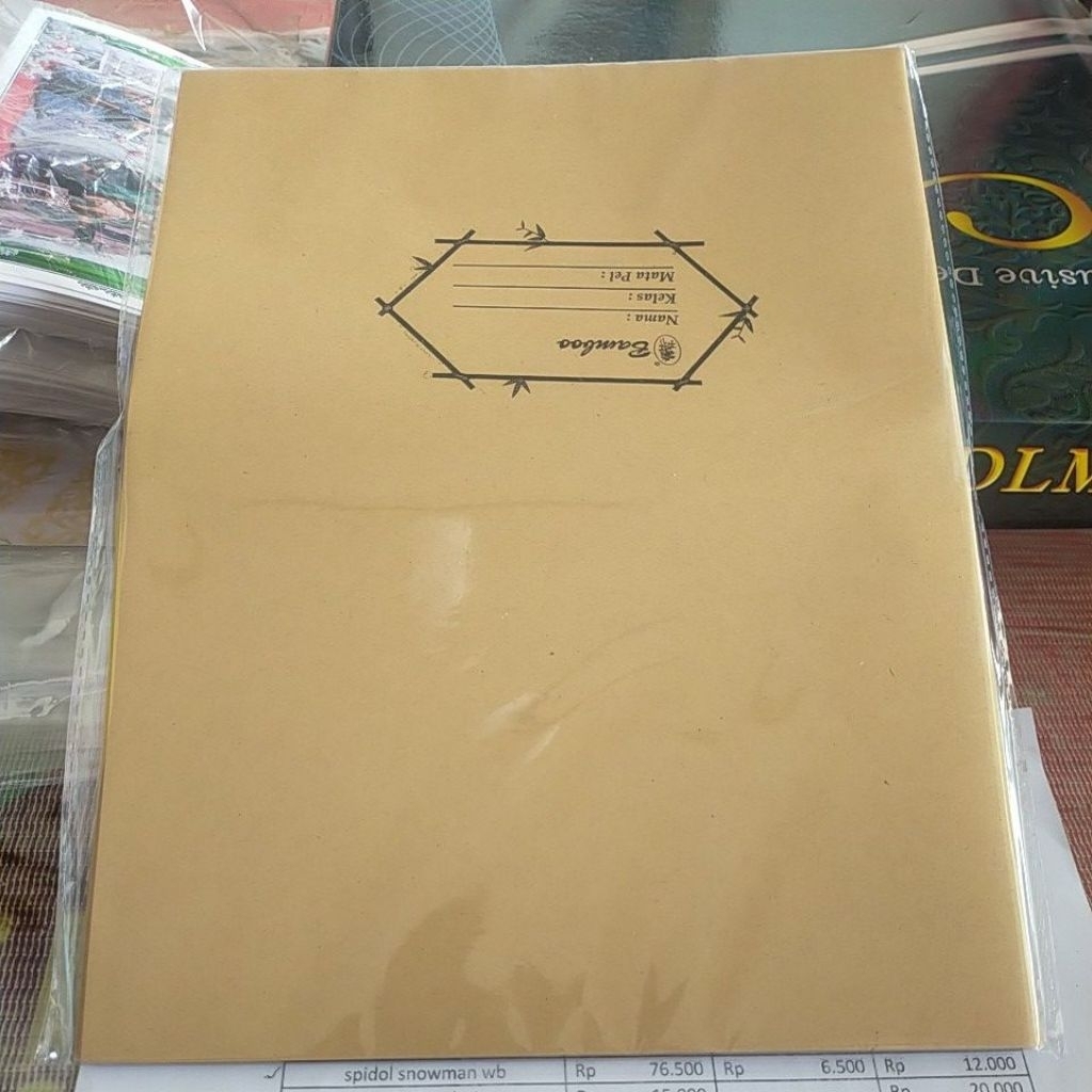 

sampul buku kertas