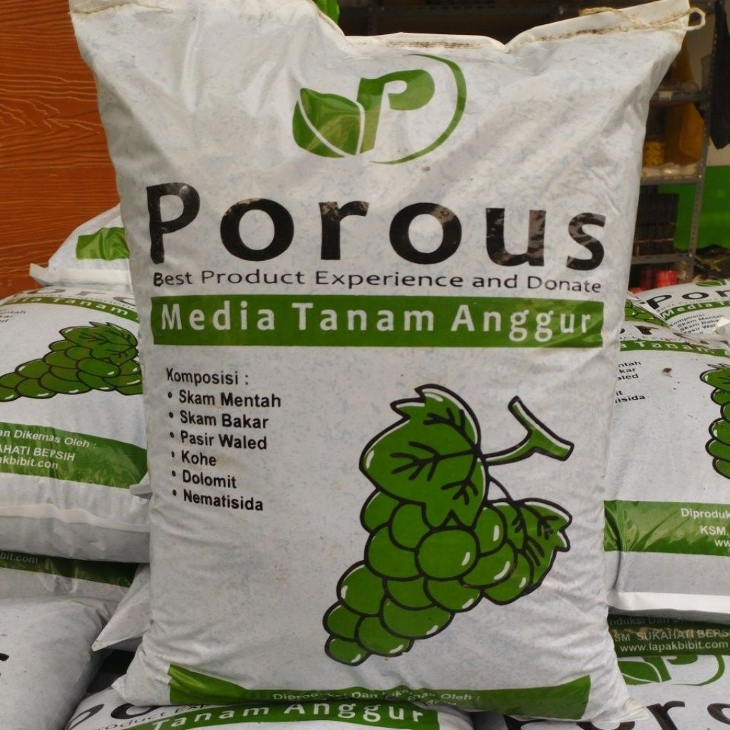 Media Tanam Anggur Porous
