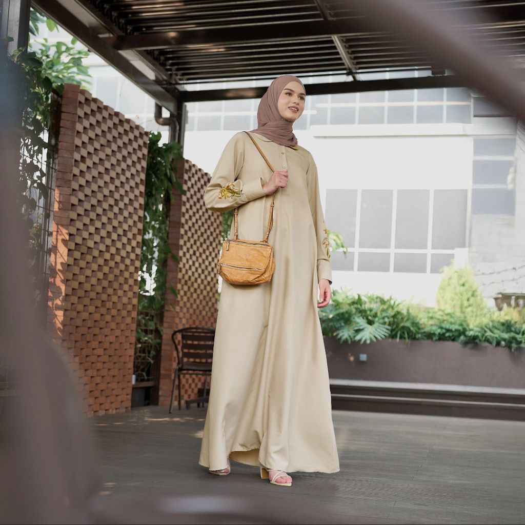 ZB - Beryl Dress - Dress Print Cantik Muslim