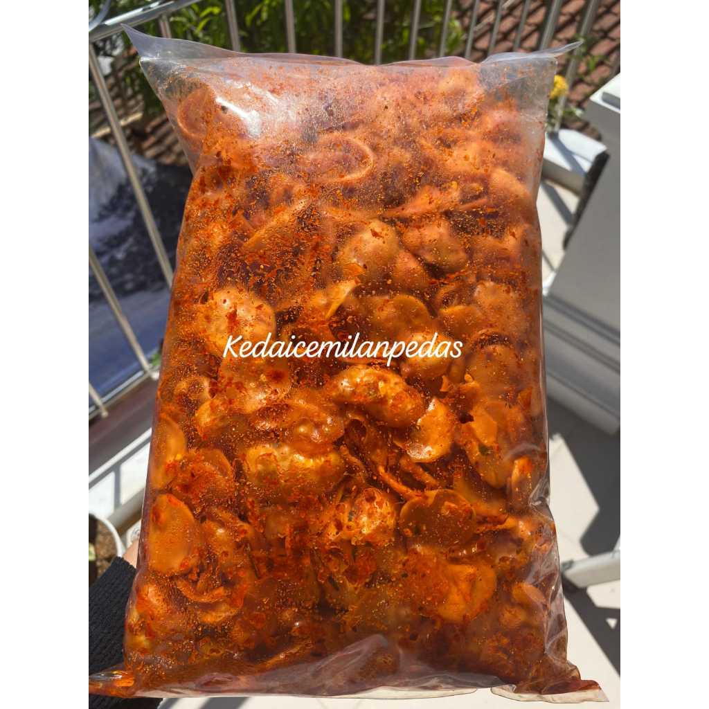 

seblak kerupuk orange pedas daun jeruk 1kg