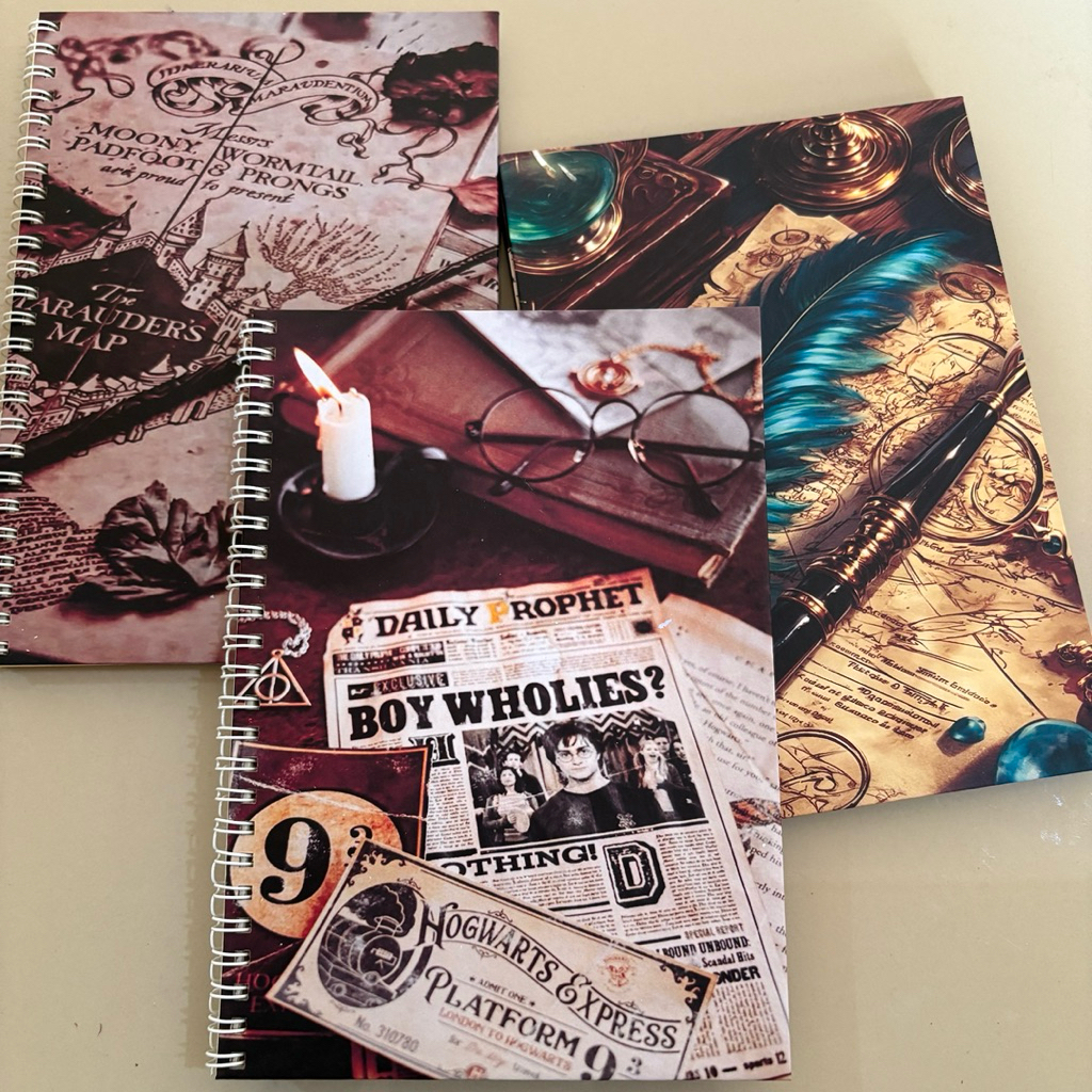 

Notebook Hardcover A5 Motif Harry Potter Buku Diary Aesthetic Buku Jurnal Sekolah 50 Lembar