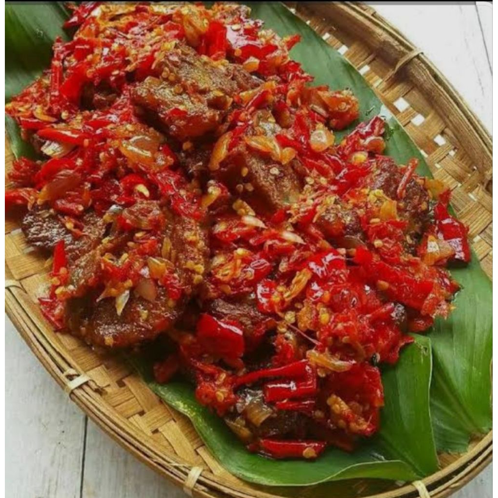 

DENDENG LOMBOK BALADO DAGING SAPI MASAKAN SIAP SAJI