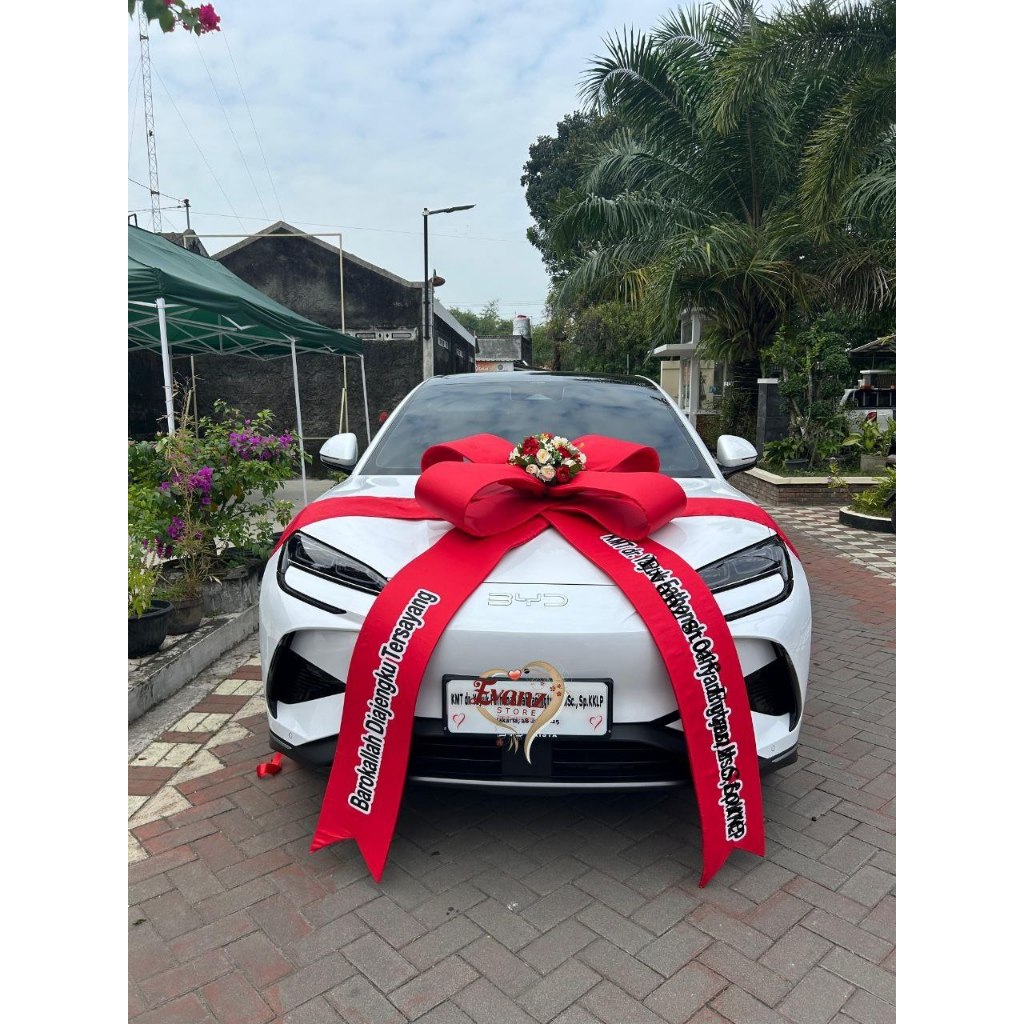 

Pita Besar 1Meter Aksesories Bunga Art/ Pita Jumbo Hadiah Mobil/ Pita Doorprize/ Pita Hadiah Mobil/Pita Kado