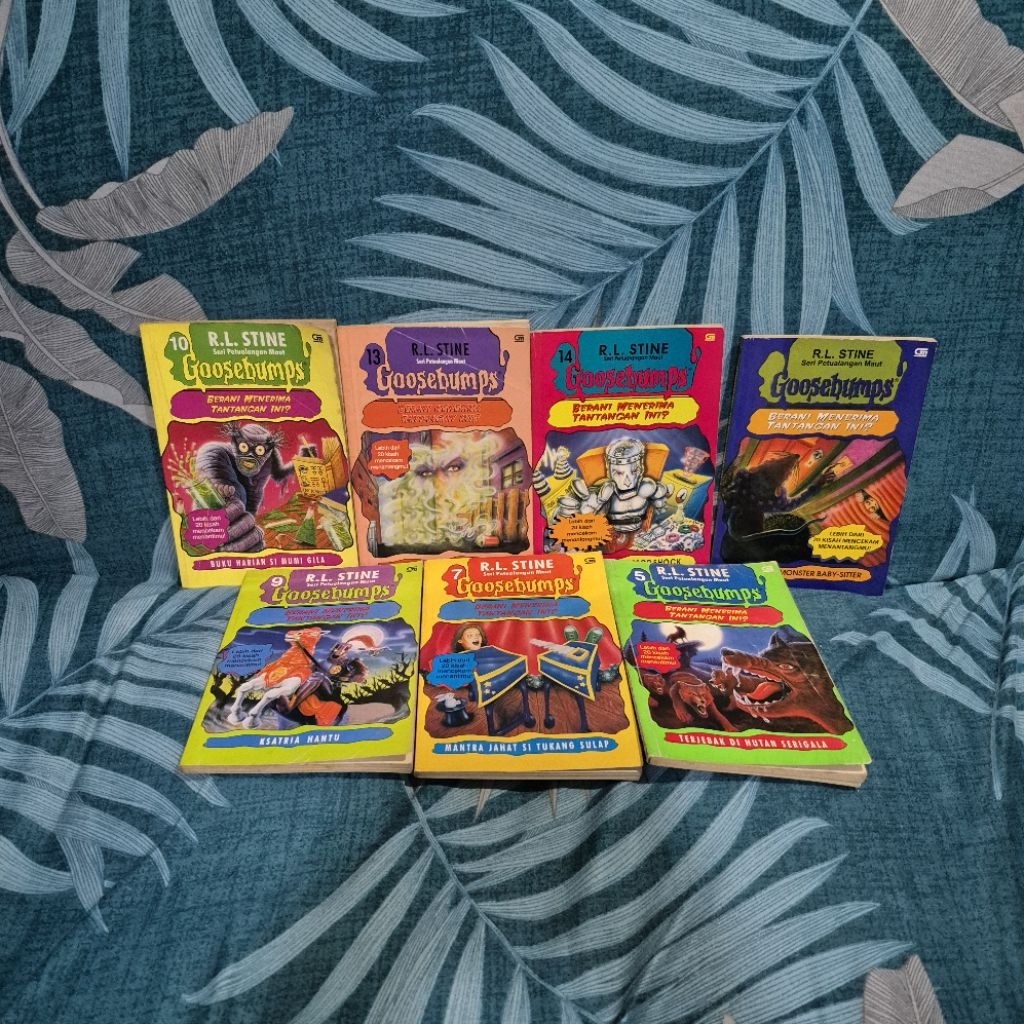 Paket Goosebumps Seri Petualangan Maut 7 Buku RL Stine Buku Novel Misteri Horor Horror Set Lengkap