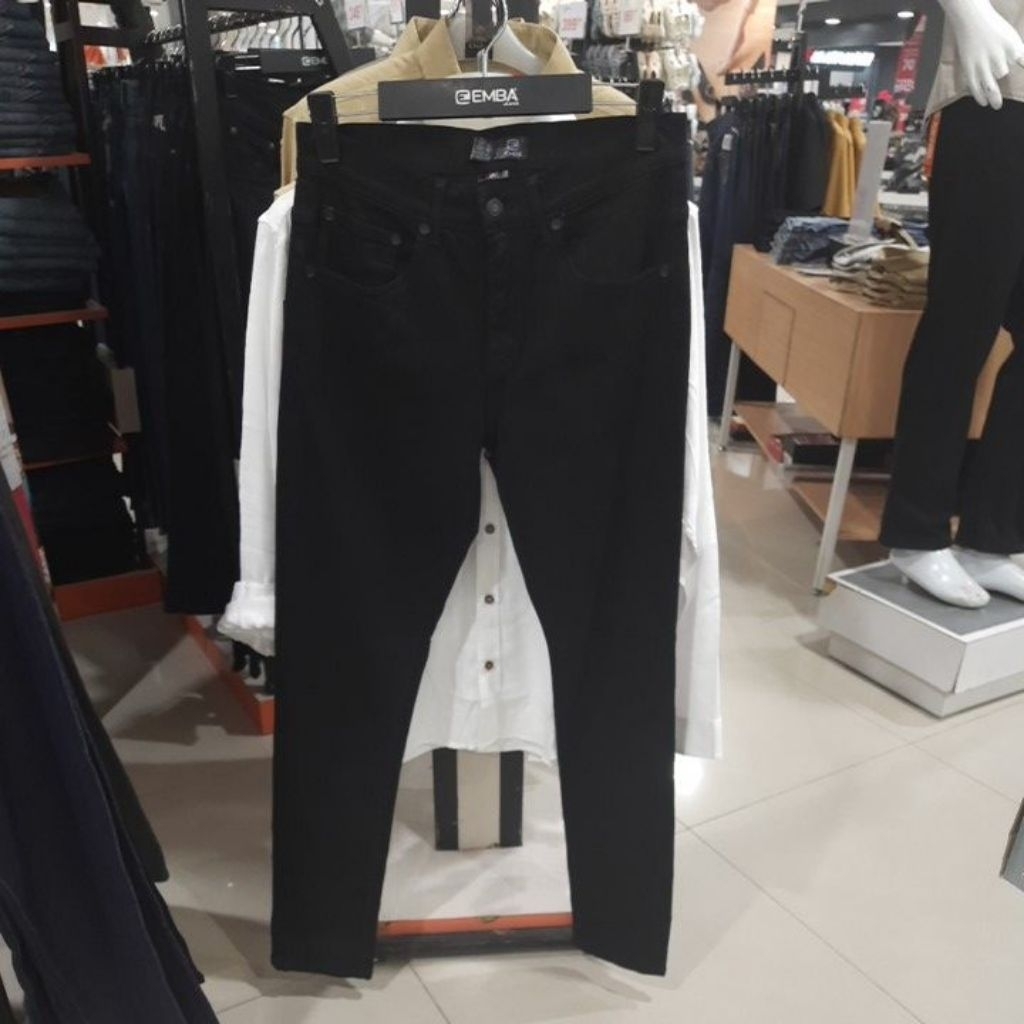 EMBA JEANS CELANA PANJANG DENIM PRIA MODEL SLIM FIT STRETCH BARU ORIGINAL MATAHARI