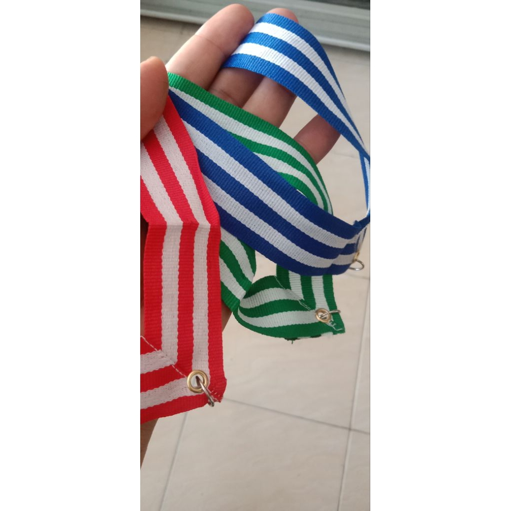 

tali medali, mata itik + ring tinggal pakai