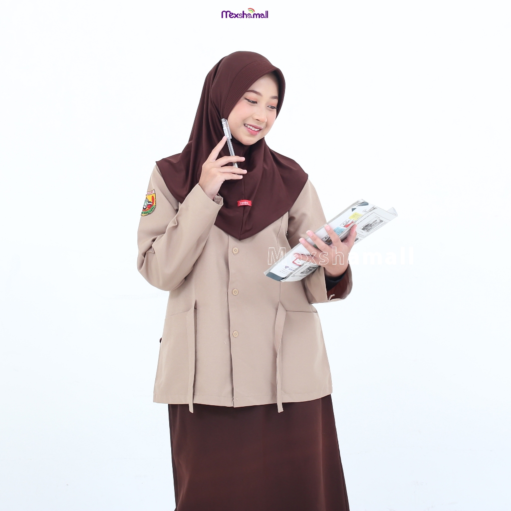 Shamira - Hijab Instan Sekolah Sporty Jersey Premium Ukuran M Jilbab Kerudung Sport Volly