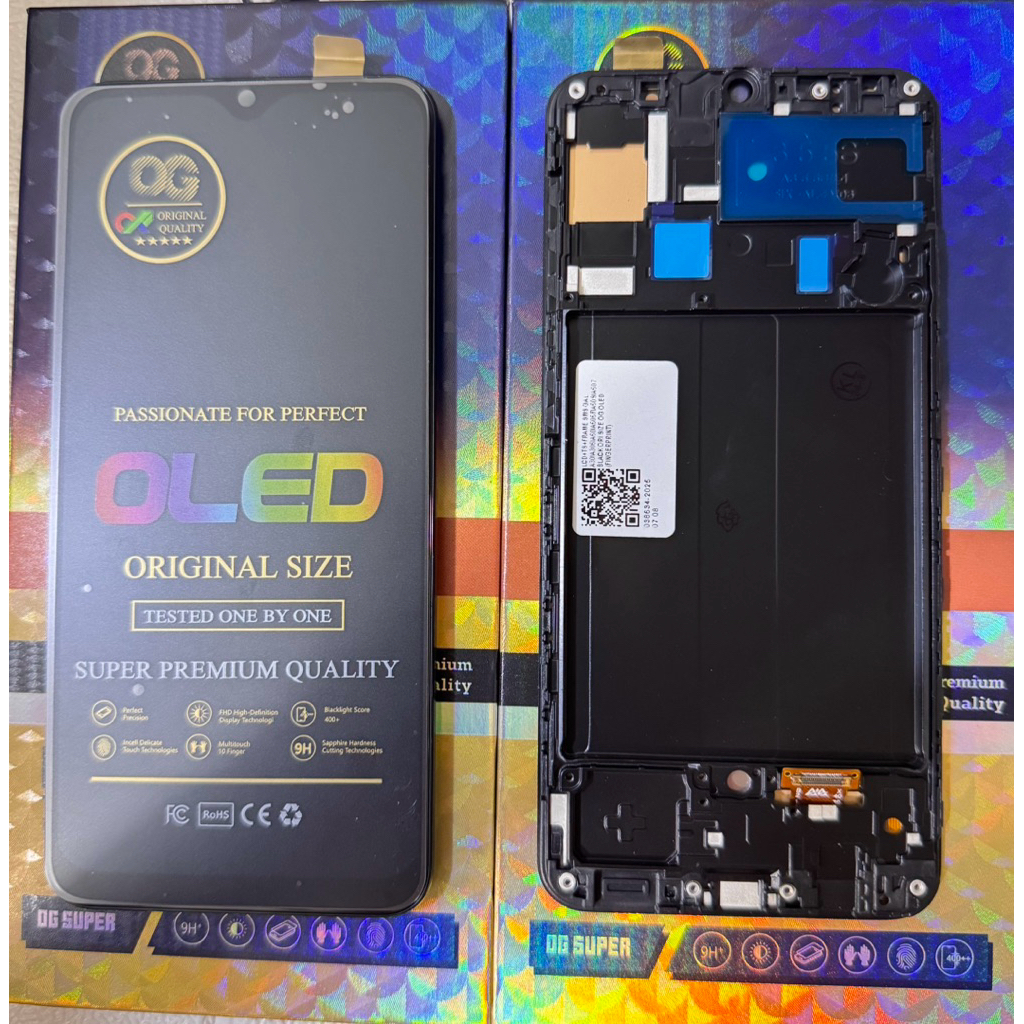 OG OLED LCD+FRAME FINGER PRINT SAMSUNG A50 / A50S / A30 / A305 / A505 | LCD 1SET SAMSUNG A30 / A50