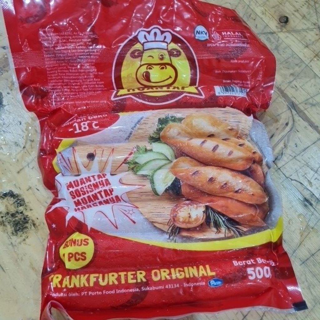 

MUANTAP SOSIS FRANK ORI JUMBO 500GR ISI 7