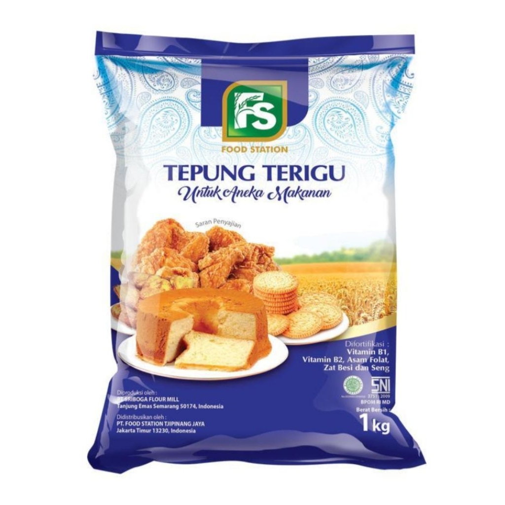 

FS Food Station Tepung Terigu Untuk Aneka Makanan 1 kg